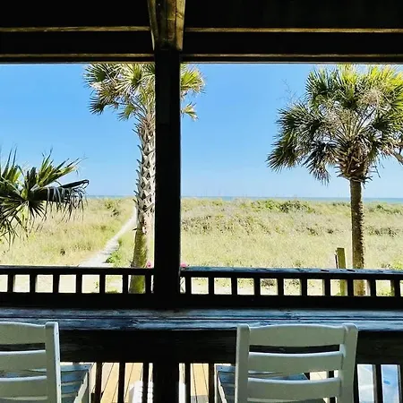 Oceanfront House On The Sand 2 Kings 4Br 4Ba 1St Floor Of Triplex Sleep 12 Pgp1